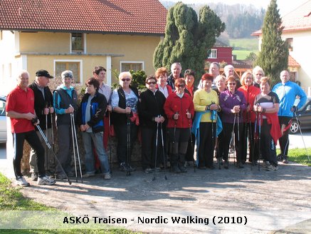 Tour vom 7. April 2010:  Proisl-Denkmal, Annenhofsiedlung, Renz, Hollaus, Buchberg-Windräder, Wallentin, Kirchengasse, Proisl-Denkmal.