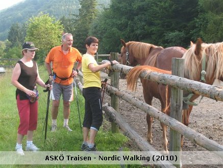 30. Juni 2010: Proisldenkmal - über Traisensteg-Radweg nach Wiesenfeld, unter der Hainfelderstrasse durch,Traisen Ort, über die Siedlung zurück zum Proisldenkmal.