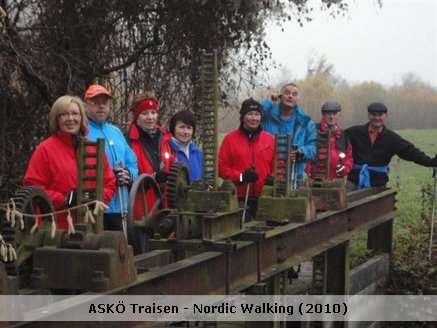 10. November 2010: Proisl-Denkmal, über die Brücke am Radweg Richtung Rotheau-Steiringer, über die Brücke , den Hundeabrichteplatz, Föhrenwald, Radweg wieder zurück nach Traisen.