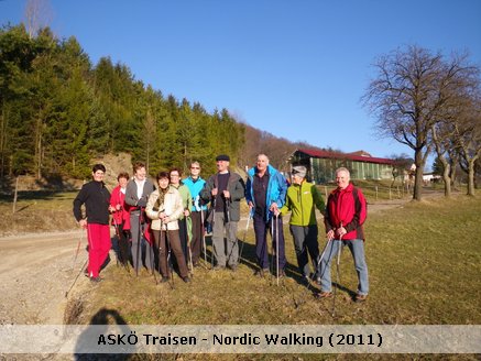 Nordic Walking am 09.02.2011: 11 Personen
