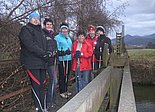 11. Jänner 2012: Proisl-Denkmal, über die Brücke am Radweg Richtung Rotheau-Steiringer, über die Brücke, den Hundeabrichteplatz, Föhrenwald, Radweg wieder zurück nach Traisen.